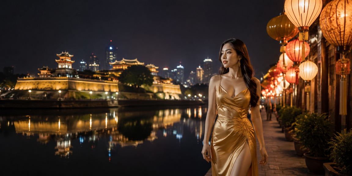 Kiến trúc đèn lồng đêm VIP tại Huế